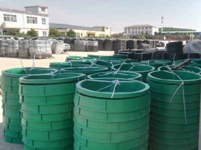 湖北龙康草坪花盆井盖PP料绿色黑色图3