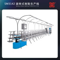 SM3142迴转式制鞋生产线 鞋厂模块化