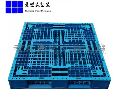 青岛黄岛塑料托盘1.1m 二手托盘四面进叉能上高