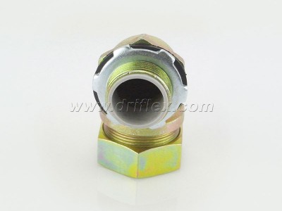 铁镀锌90度弯头/金属软管箱接头配防水平包管图2