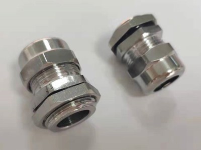 304不锈钢电缆接头/金属填料函NPT1/2-NPT2图3