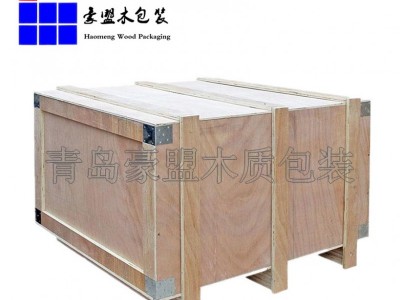青岛木箱厂家出口 免熏蒸出口方便使用胶合板制作