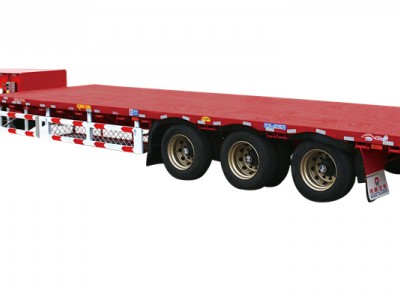 锣响挂车 低平板半挂车 鹅颈 轻型挂车厂家 物流运输挂车