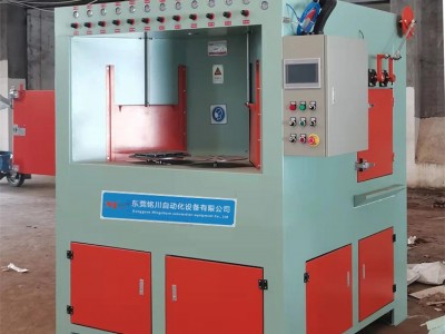 圆形工件喷砂机 转盘式自动喷砂机