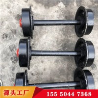 1T固定式矿车用轮对 实心铸钢矿车轮 承载力强 运行稳定