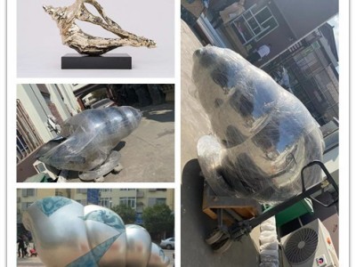 上海沙滩景观 不锈钢大海螺雕塑 仿贝类工艺定制