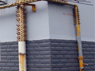 供应不锈钢燃管道防爬刺及落水管道防盗刺厂家定制图4