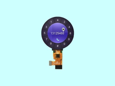 1.3寸SPI接口240*240分辨率圆形TFT液晶屏
