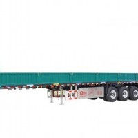 锣响挂车 新国标栏板式挂车 栏板式标准车 60标箱 空气悬架