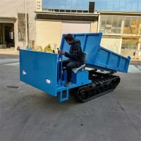 恶劣路况履带翻斗车 履带运输车 松软