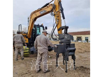 公路铁路两用挖机枕木机 铁路火车行驶轮改装厂家