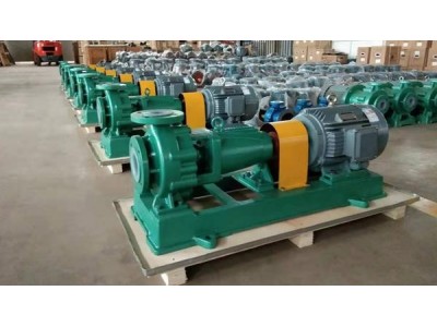 IHF型氟塑料离心泵,氟塑料化工泵,上海三利给您好产品图2