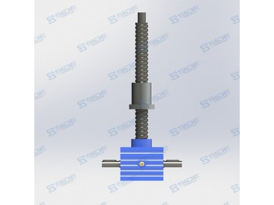 螺旋涡轮蜗杆提升机 立式SJ丝杆升降机