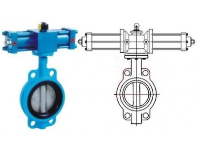 船用JIS F7480压载舱液压蝶阀（浸没式液压蝶阀）图3