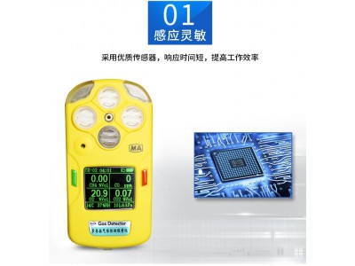 卓安CD4四合一气体检测仪甲烷、氧气、硫化氢气体检测仪图2