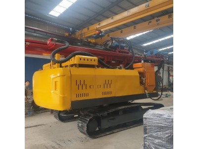 工程液压打桩机 履带式地基打桩机 360度旋转厂家直销图2