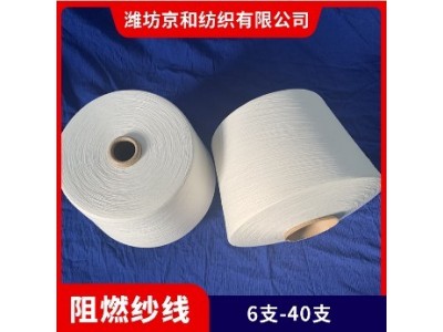 环锭纺阻燃纱 涤纶大化纤 阻燃纱30支32支40支 京和纺织图2