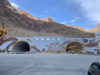 云林公路隧道入口景浮雕 纯紫铜浮雕画安装工厂