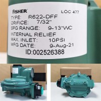 Fisher费希尔资料R622-DFF液化二级调压器绿色