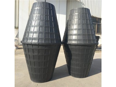 塑料化粪池漏斗式 河北沧州改厕1方5个厚7个厚 立式双翁