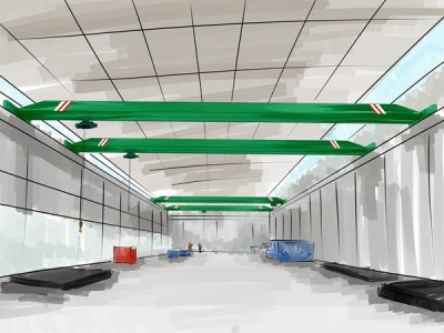 湖北咸宁单梁行车厂家50t电动单梁起重机销售图4