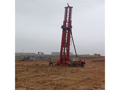 履带式长螺旋打桩机 灌浆打桩一体机 cfg钻机抗浮锚杆桩机图2