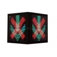 LED式车道控制标志 双向双面红叉绿箭