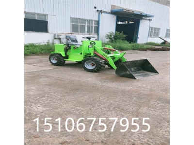 电动四驱小型电动铲车 建筑工程沙石装载机 农用养殖场专用铲车图2