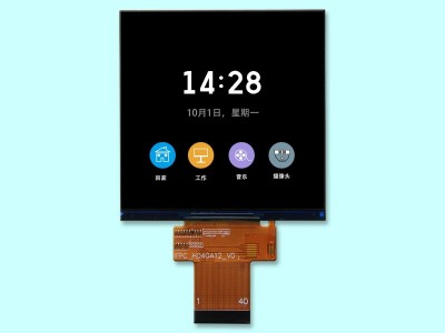 4寸86盒子显示屏MCU接口方形TFT彩屏