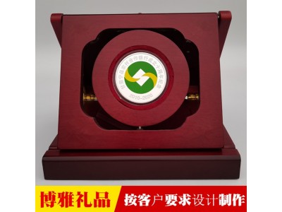 纪念币定制厂家生产退休纪念币银制纪念币