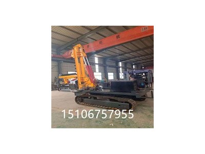 光伏工程山地打桩机 全液压光伏打桩机 360度旋转履带打桩机图3