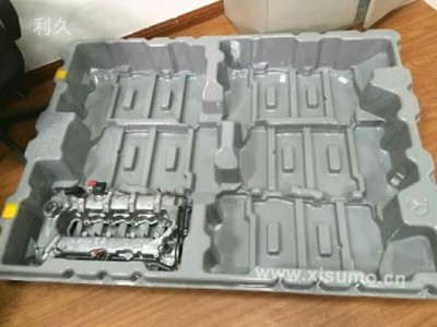 蜂窝汽车配件吸塑盘 汽车动力电池专用托盘上海周边吸塑利久