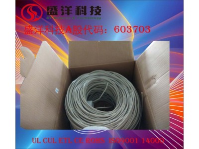 盛洋科技供应高品质纯铜导体UTPCAT5E超五类网络线图2