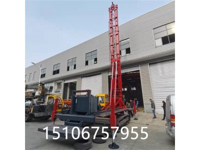 全液压长螺旋打桩机 抗浮锚杆水泥搅拌桩 潜孔注浆cfg打桩机图2