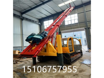 全液压长螺旋打桩机 抗浮锚杆水泥搅拌桩 潜孔注浆cfg打桩机图3