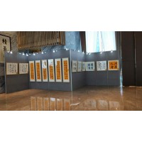 海口物料制作 拉网展架 促销台 易拉