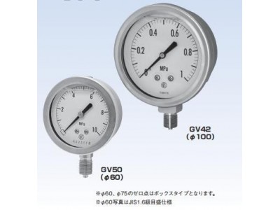 长野株式会社 NKS压力表普通压力表A系列