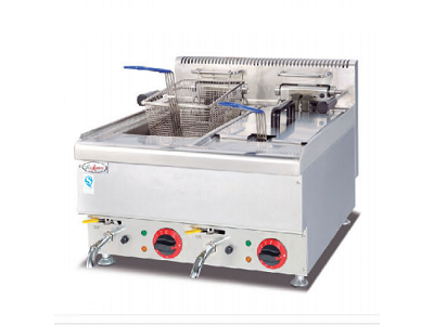 杰冠炸炉DF-665杰冠豪华台式电热双缸双筛炸炉