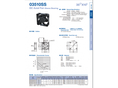 原装进口NMB 03510SS-12N-AA散热风扇图4