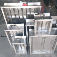 70度定制阀门 消防排烟风量调节阀