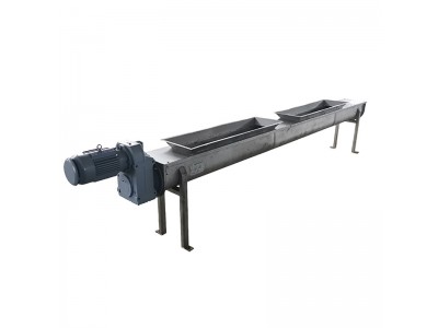 奥伯尔输送机械 U型无轴螺旋输送机 水平污泥输送设备图4