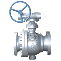 高温高压球阀，固定式球阀，蜗轮传动
