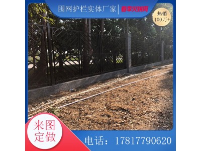 珠海学校隔离护栏防爬 阳江海关办公区隔离锌钢护栏图5