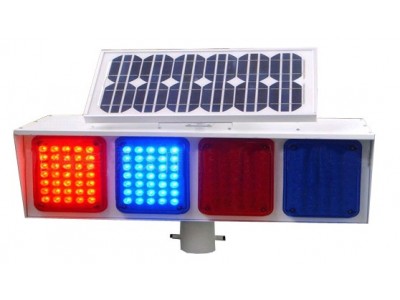 大太阳能爆闪灯 太阳能交通警示灯交通设施厂家图2