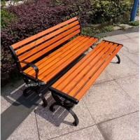 献县瑞达户外休闲防腐木长条座椅厂家