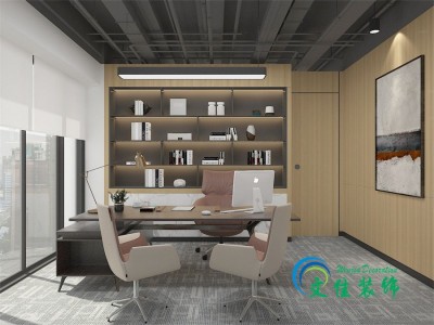 天河办公室装修公司文佳装饰诺图办公室装修设计效果图图3