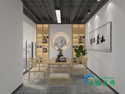 天河办公室装修公司文佳装饰诺图办公室装修设计效果图图5