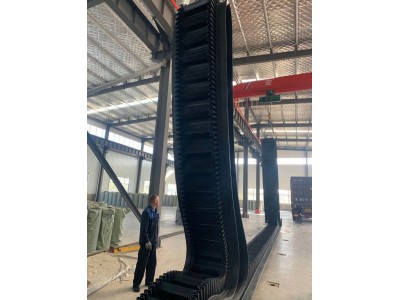 挡边输送带 波状挡边皮带 大倾角皮带EP200图2