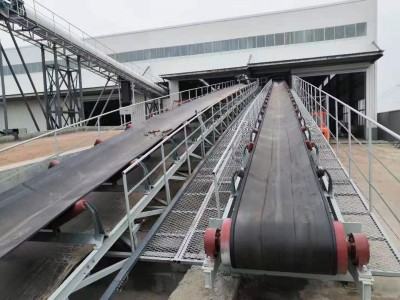 环保胶带皮带机 防尘输送机 多点卸料带式皮带机图4