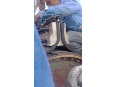 钛合金斗提带夹具 铝合金钢丝胶带接头 胶带接头夹具图2